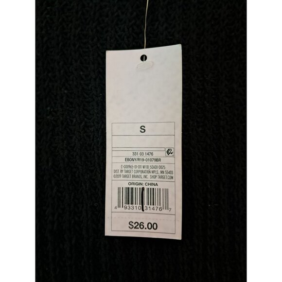 Women's Black Wild Fable Knitted Cardigan Size Small -NWT - Picture 5 of 15